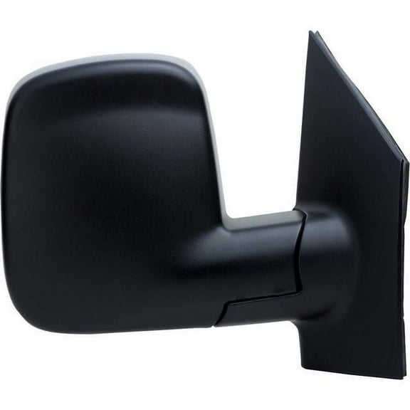 62129G - Fit System Passenger Side Mirror for 08-18 Chevrolet Express Full Size Van, GMC Savana Full Size Van, textured black, dual lens, foldaway, Manual