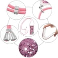 thumbnail image 3 of for Xiaomi Poco F5 5G Clear Case with Crossbody Lanyard, Glitter Sparkly Bling Quicksand with Detachable Adjustable Shoulder Neck Strap Cover Cases for Xiaomi Poco F5 5G QKG Rose Gold, 3 of 14