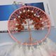 thumbnail image 3 of Atrapasueños grandes con forma de árbol de la vida: plumas de gallo rosa con ágata roja, atrapasueños hecho a mano para la decoración de la pared del dormitorio, 3 of 5