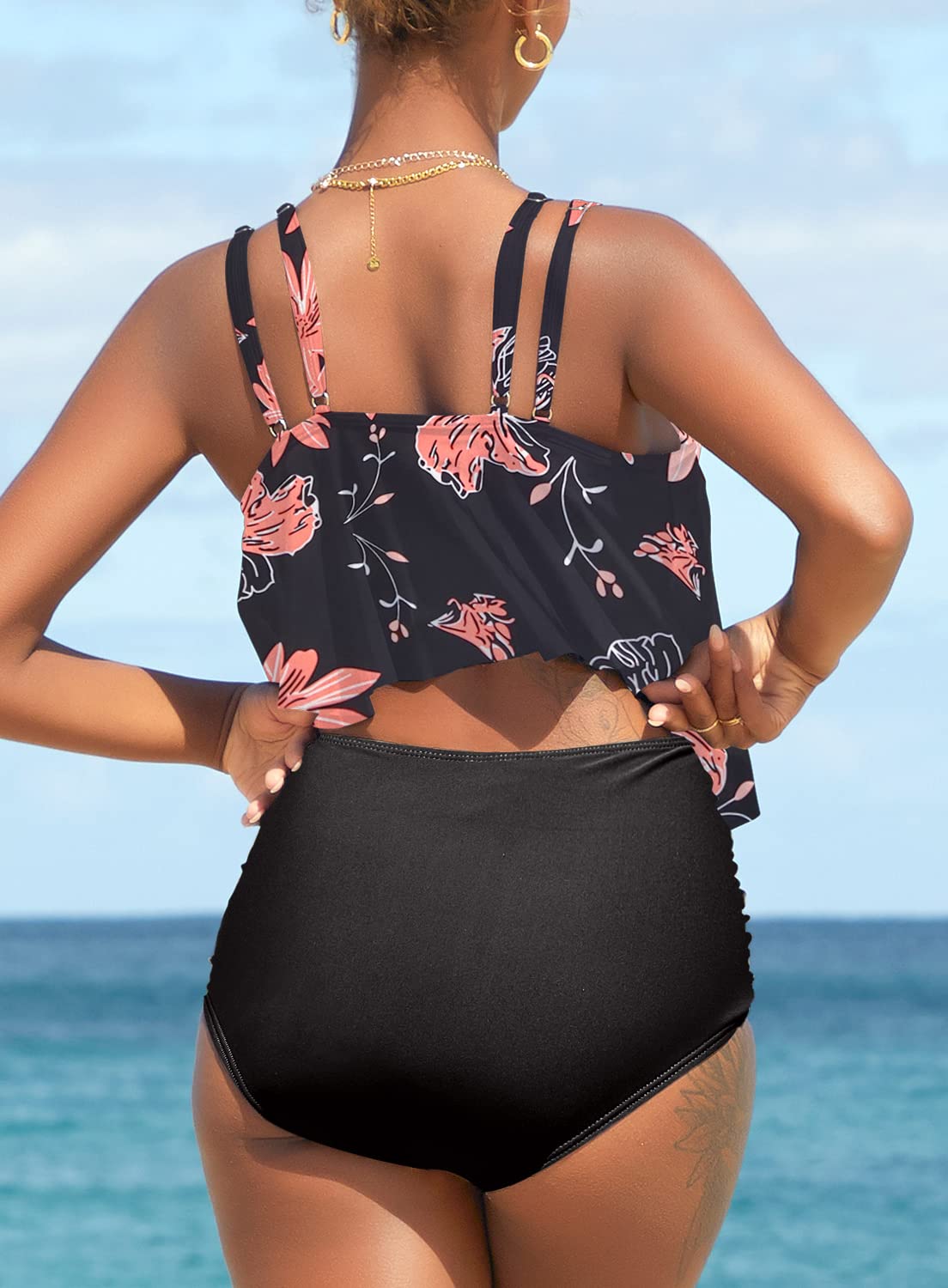 walmart plus size bathing suit tops