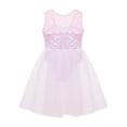 thumbnail image 4 of TiaoBug Kids Girls Ballet Dance Tutu Dress Gymnastic Leotard Sequins Dancing Mesh Skirt, 4 of 7
