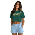 thumbnail image 6 of 2026 New Mexico Soccer Jersey Women, Printed Mexico National Team Design, Mexican Jersey Soccer Crop Top, Mens V-Neck Short Sleeve Match Day Athletic Casual Football Shirt for Adult, 6 of 6
