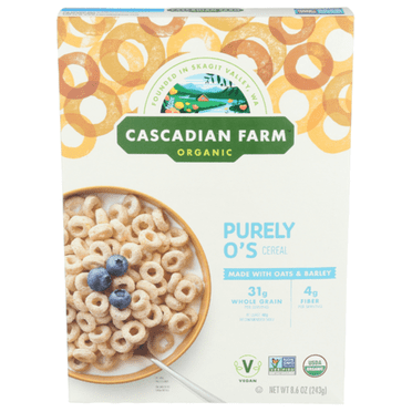 Cascadian Farm Organic Purely Os Cereal 8.6 oz - Pack of 2