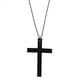 thumbnail image 3 of 2X Collar Cadena con Cuentas de Metal Colgante de de Madera - Negro, 3 of 4