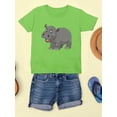 thumbnail image 3 of Happy Hippo T-Shirt Juniors -Image by Shutterstock,  Large, 3 of 4