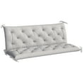 thumbnail image 1 of Outsunny Coussins de Rechange pour Balançoire d'Extérieur 3 Places, 1 of 10