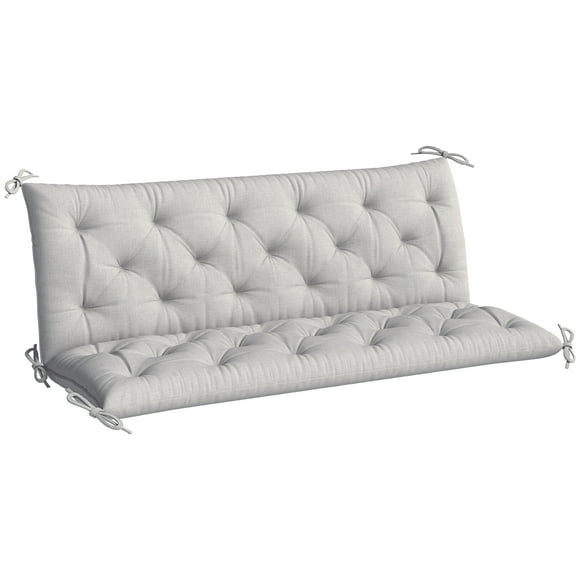 Outsunny Coussins de Rechange pour Balançoire d'Extérieur 3 Places