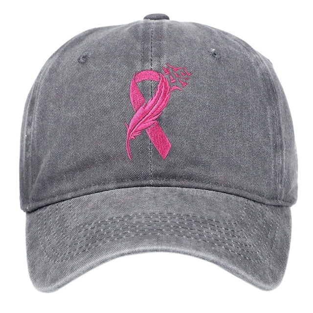 HJYCHN Mens Hats Unisex International Awareness Day Ribbon Embroidered For Outdoor Sports Hop Hat Letters Womens Baseball Caps Grey One Size