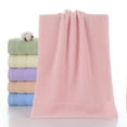 thumbnail image 3 of Nvzi Toalla corporal absorbente, 2 toallas azules - 74*34 cm. Toalla de algodón premium, suave y de secado rápido para uso diario, ideal para el baño y la ducha., 3 of 5