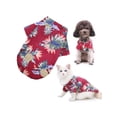 thumbnail image 3 of Dog Shirts Clothes Summer Beach Clothes Vest Pet Clothing Floral T-Shirt Hawaiian For Small Large Dog Chihuahua Cat Clothes, 3 of 4