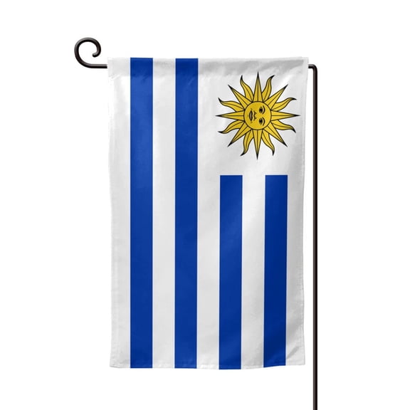 Uruguay Flag Garden Flag Double Sided Small Flag Yard Home Decorative Flags Banner 12.5 x 18 Inch Square
