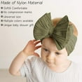 thumbnail image 3 of Handmade Soft Stretchy Nylon Baby Headbands with Bows, 6Pcs Christmas Headbands for Toddlers & Newborns, Gentle No-Mark Infant Hair Bands, Ideal Toddler Gifts with Stretch Bands Design, 3 of 9