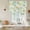 Green Blue, variant on Watercolor Forest Sage Green Balloon Curtains for Bedroom/Front Door/Bathroom, Abstract Art Modern Trees Tie Up Curtains 63 Inch Length Light Filtering Kitchen Curtains Shades for Windows 46"x63"