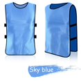 thumbnail image 3 of Kids Sports Training Vest,Football Soccer Training Pinnies Jerseys,Quick-dry Breathable Training Bib Vest,Blue, 3 of 3