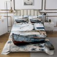 thumbnail image 1 of Erosebridal Lighthouse Boat Coverlet Set King,Sea Beach Bedding Set,Ocean Decor,Ultra Soft,3 Pieces, 1 of 5