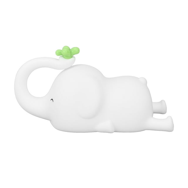 Lámpara de noche Jadeshay Elefante de Silicona USB regulable