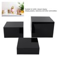 thumbnail image 3 of Acrylic Cubic Risers, Acrylic Display Stand for Dessert Table, Buffet Tables Food Showcase Acrylic Cube Stand Risers Plastic Square Containers for Collectibles Wedding Party, 3 of 7