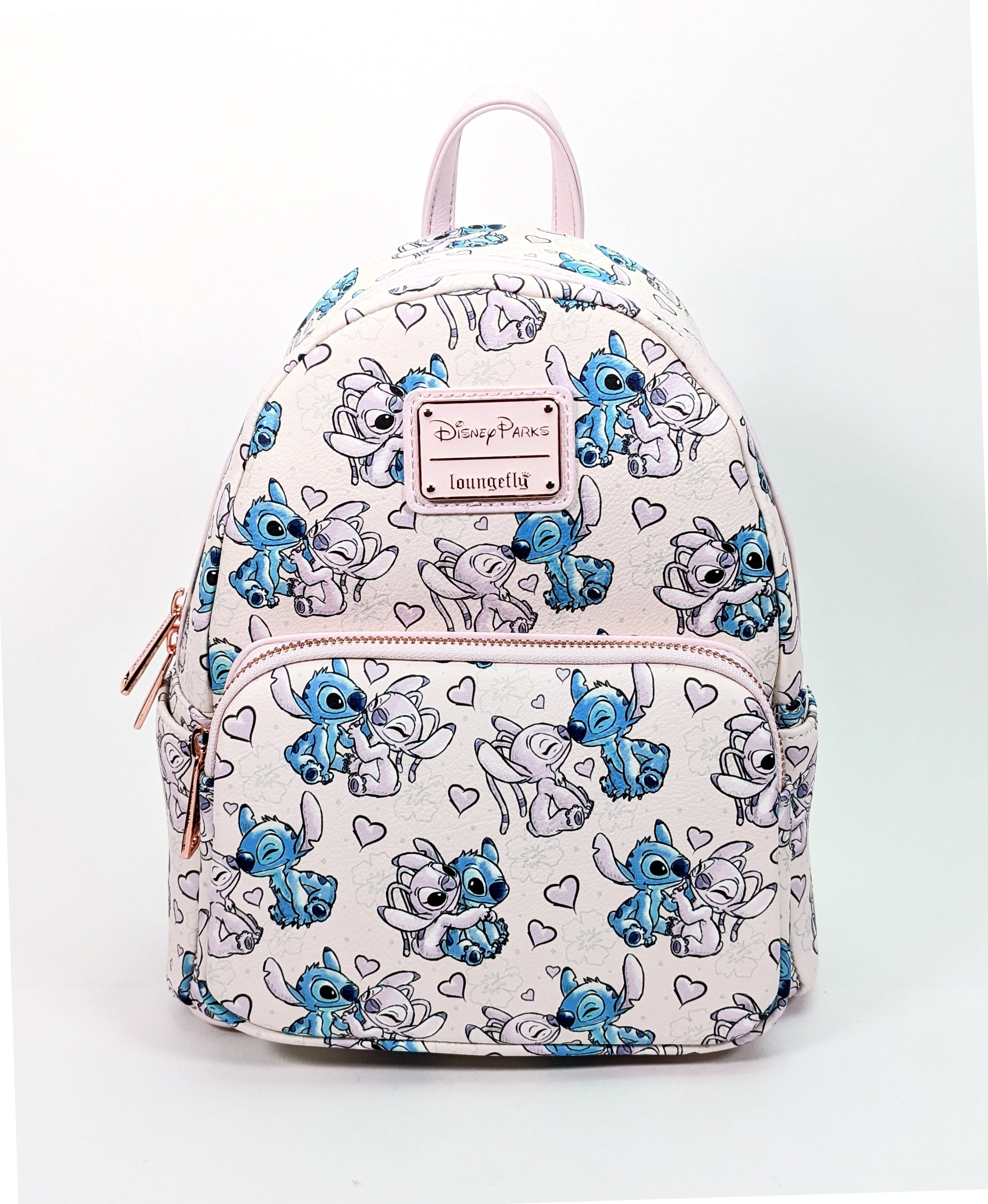 Disney Stitch and Angel Mini Loungefly Backpack - Walmart.com
