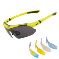 thumbnail image 1 of Gafas de ciclismo de PC con protección UV400, lentes intercambiables, ligeras y duraderas para deportes al aire libre, ciclismo, senderismo y aventuras, 1 of 7