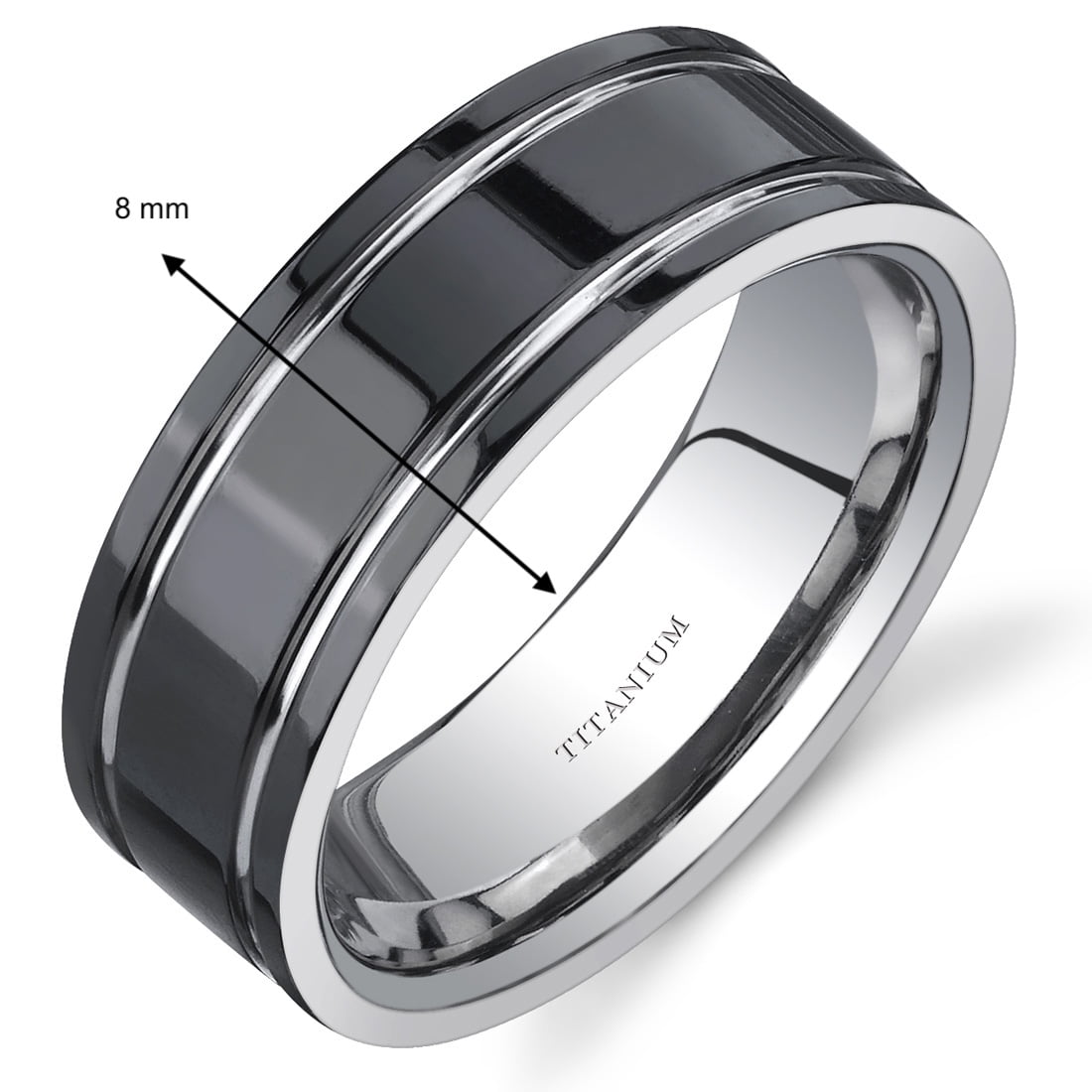 Men's 1 CT. T.W. Black Diamond Wedding Band in Sterling Silver | Zales