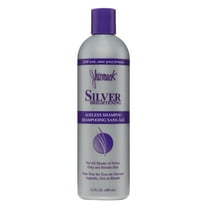 Jhirmack Brightening Purple Shampoo with Collagen, Tones Silver & Blonde Hair Shades, 12 fl oz