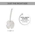thumbnail image 7 of Magnetic Water Lily Curtain Tieback – Resin Floral Design, Strong Magnetic Closure, No Installation Required – White/Gold, 7 of 7