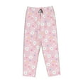 thumbnail image 4 of Xecao Easter Cute Rabbit Women's Straight Lounge Pajama Pants: The Epitome of Relaxed Sleepwear, 4 of 9