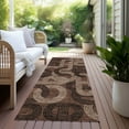 thumbnail image 6 of Addison Rugs Chantille Indoor/Outdoor Transitional Geometric Chocolate Washable Runner Rug, 2'3" x 7'6", 6 of 6