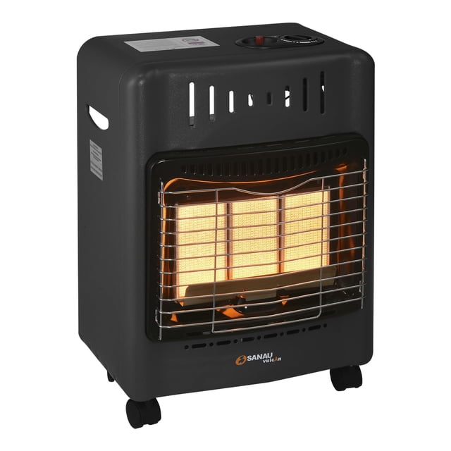Calefactor a propano SANAUVULCAN de 18,000 BTU, portátil y silencioso