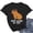 Black, variant on Womens Tops Trendy Graphic T Shirt Capybarselfie Cute Cartoon Printed T Shirt Color Under $5