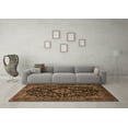 thumbnail image 3 of Ahgly Company Indoor Rectangle Medallion Brown Traditional Area Rugs, 4' x 6', 3 of 4