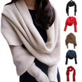 thumbnail image 1 of Foulard Snood pour Femmes Cache-Cou en Molleton Foulards Tricotés Châle Foulards Col, 1 of 5