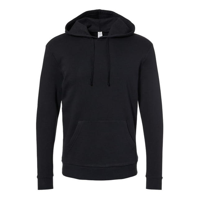 Eco-Cozy Fleece Pullover Hoodie, XL, Black