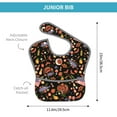 thumbnail image 4 of Susaid BBQ Party Print Bibs for Babies Toddlers Adjustable Waterproof Free Soft Durable Bibs for eating with Large Pocket Food Catcher, 4 of 8