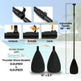 thumbnail image 4 of Serenelife Universal Oar with Adjustable Height for Stand Up Paddle Boards, 4 of 10
