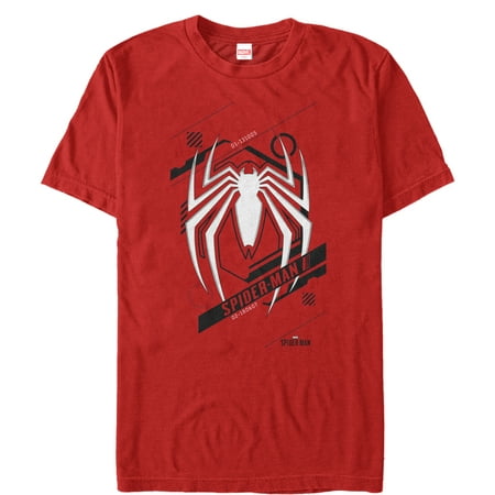 Men's Marvel Gamerverse Spider-Man Symbol Graphic Tee Red Large