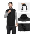 thumbnail image 4 of Off Road Ventures Mens Fleece Vest Lightweight Outerwear Zip Up Golf Running Sleeveless Vest With Pockets for Hiking Travel, 4 of 8