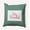 Forest Green, variant on 18" x 18" Simply Daisy Feliz Navidad Ticking Polyester Accent Pillow, Haute Red Qty 1