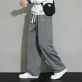 thumbnail image 2 of Mens Casual Pants Men's Sweatpants Sweatpants Men's Straight Leg Casual Pants Loose Wide Leg Sweatpants, 2 of 3