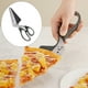 thumbnail image 4 of 2 en 1 Pizza Pala Tijeras Impermeable Tabla de cortar fácil Rebanadora extraíble Sunnimix Tijeras de pala de pizza, 4 of 8