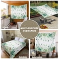 thumbnail image 6 of Green Leaf Tapestry for Bedroom Wall Hanging Tapestry, Fall Plant Country Vintage Watercolor White Ceiling Backdrop Tapestries Poster Blanket Wall Decor for Teens Room Living Room Dorm 51" x 59", 6 of 8