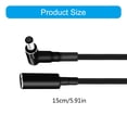 thumbnail image 3 of USB C Male to DC6.5x4.4mm Tip 6.5mm 4.4mm Power Cable PD100W Automatic Identification Chip Cord for Laptops, 3 of 8