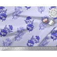 thumbnail image 2 of Soimoi Polyester Crepe Fabric Leaves & Floral Block Fabric Prints by Yard 42 Inch Wide, 2 of 3