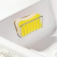 thumbnail image 6 of Tnobhg Sponge Holder Punch-free Kitchen Sink Compact Secure Suction Cup Organizer Tidy Counters Kitchen Sink Accessories, 6 of 7