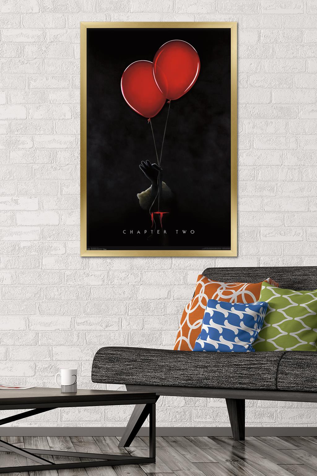 IT: Chapter 2 - Teaser One Sheet Wall Poster, 22.375" x 34" Framed