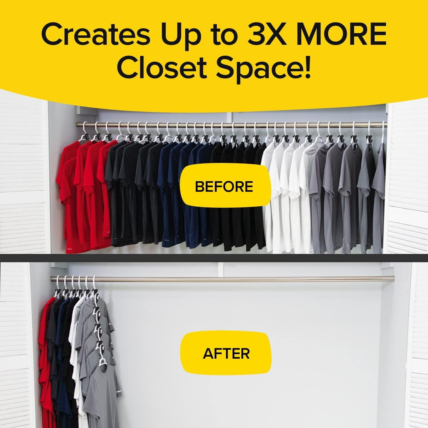 40 Pcs Clothes Hanger Connector Hooks Closet Hangers Organizer Space-saving  Clip - Redstag Supplies