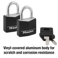 thumbnail image 3 of Master Lock 1-3/16” Covered Solid Body Padlock, 3 of 5