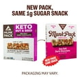 thumbnail image 3 of MUNK PACK 1g Sugar Nut & Seed Bars, Sea Salt Dark Chocolate - Low Carb Keto Bars, Low Sugar Snacks, Gluten Free - Box, 4 Count, 1.23oz(2 Packs), 3 of 3