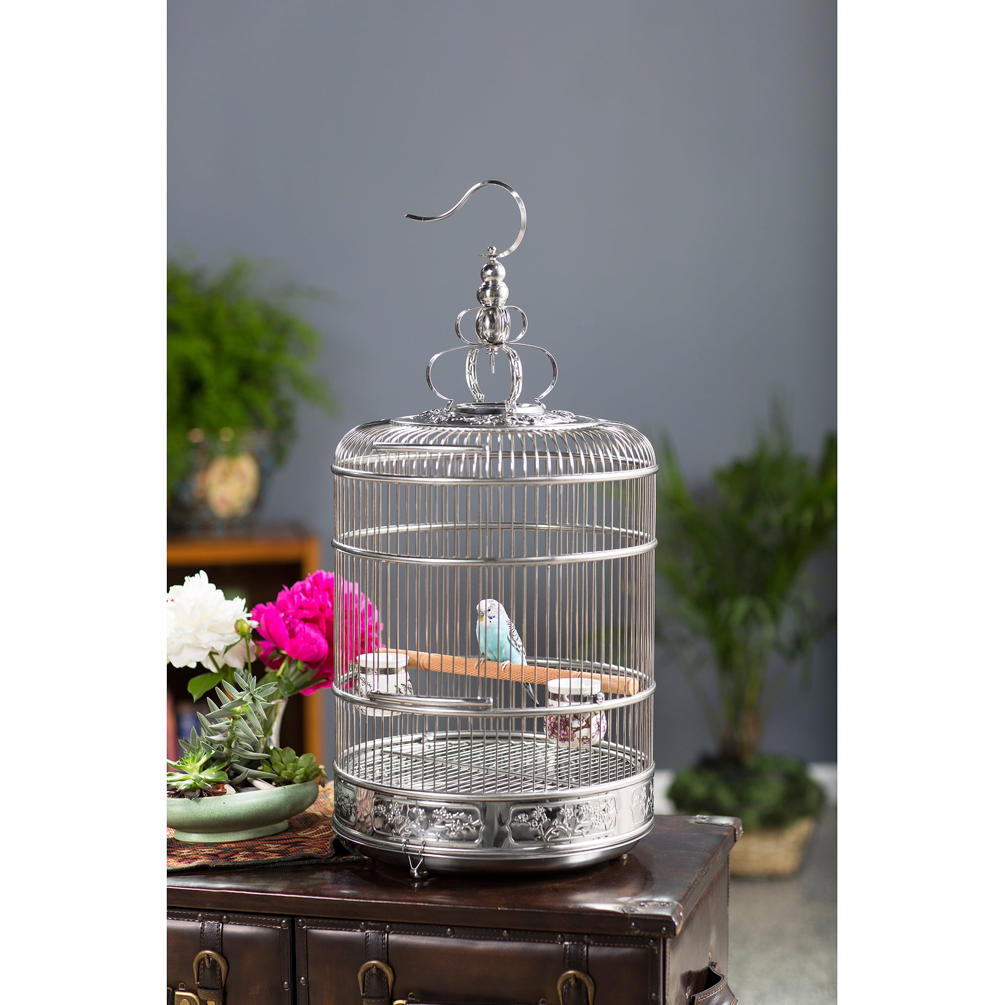 small hanging bird cage