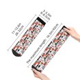 thumbnail image 4 of Fuzoiu Modern Life Print Adult Socks, Crew Moisture-wicking Socks, Unisex Cushion Crew Socks,Casual Sports Ankle Socks, 4 of 7